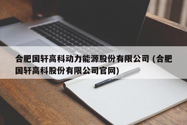 合肥国轩高科动力能源股份有限公司 (合肥国轩高科股份有限公司官网)